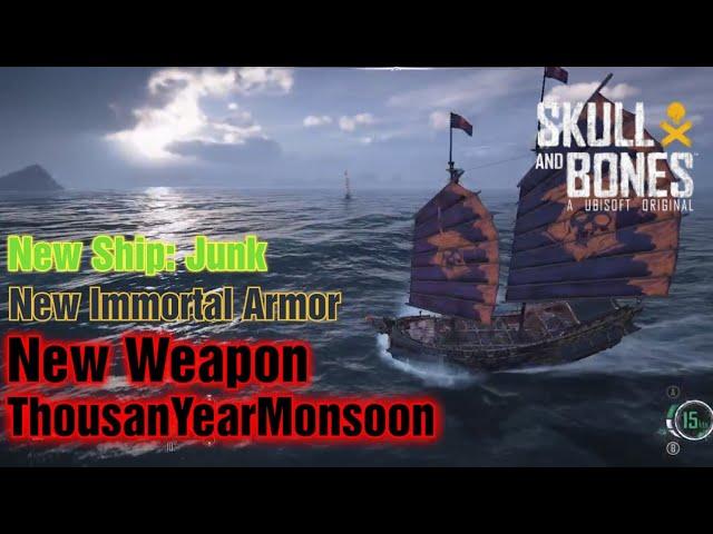 Skull and Bones New Ship, New Armor and new Weapons test