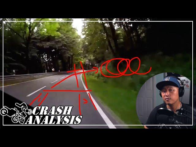 Cornering in a blind corner | Motorcycle Crash Analysis