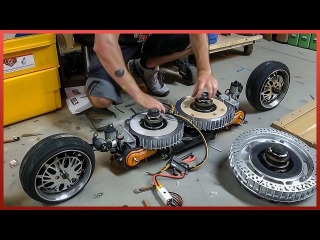 Man Builds a High Power Fat Tyres Electric Scooter | DIY Project by @hennybutabi