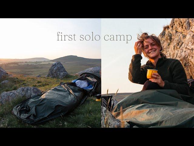 first SOLO WILD CAMP || & tips to feel more confident going solo