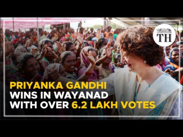 Priyanka Gandhi wins Wayanad bypoll by a huge margin; thanks people of Kerala