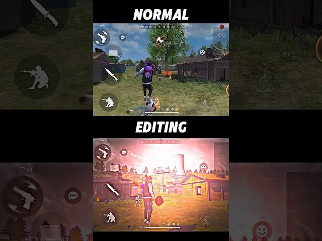 Normal + Editing  Edit×Free Fire Capcut