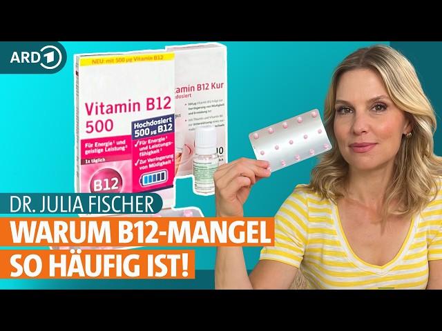 Vitamin B12 Mangel: Symptome erkennen, Lebensmittel und Tabletten | Dr. Julia Fischer | ARD Gesund