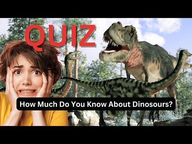 Discover Dinosaurs: Fun Facts & Quiz Challenge for Kids