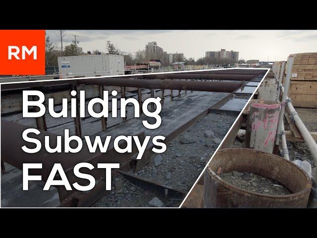 The Fast Way to Build Subways: Cut and Cover