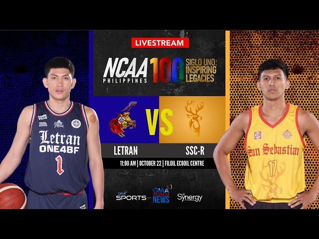 Letran vs San Sebastian (Men’s Basketball) | NCAA Season 100 - Replay