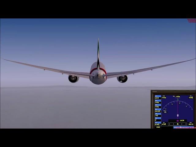 FSX P. E. - Rome to Reggio Calabria - boeing 777-9X ( BY DAVIDBLADE94 )