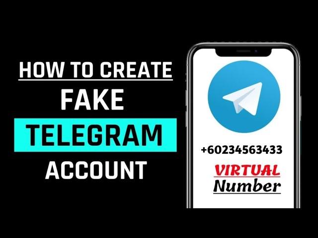 How to use Telegram without phone number 2024 | Fake telegram account