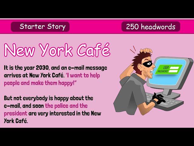 Learn English by Story Level 0 | New York Café | Fantasy & Horror