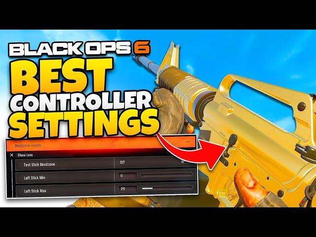 *NEW* BEST CONTROLLER SETTINGS in BLACK OPS 6! (USE THIS) COD BO6 Aiming & Movement Settings