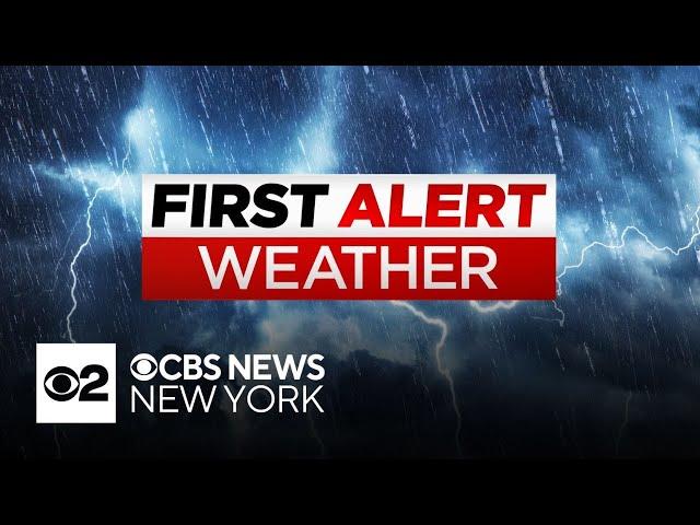 Finally, rain - even some snow - heads for New York and New Jersey