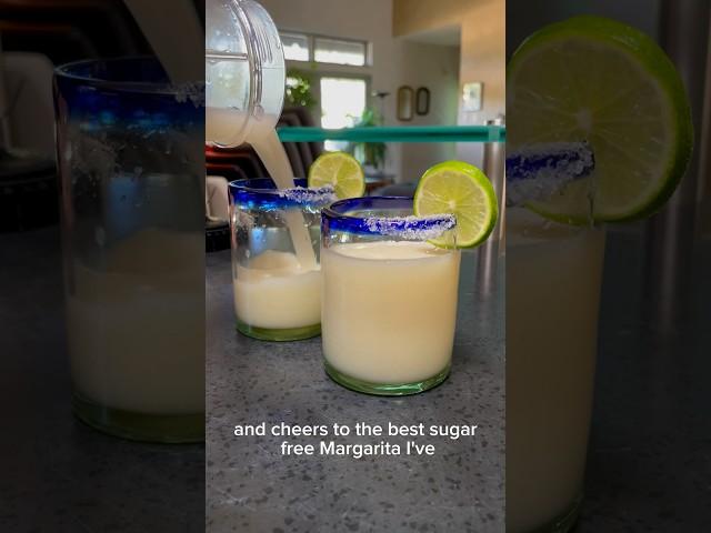 The best low sugar margaritas I’ve had!  #margarita #sugarfree #keto #summer