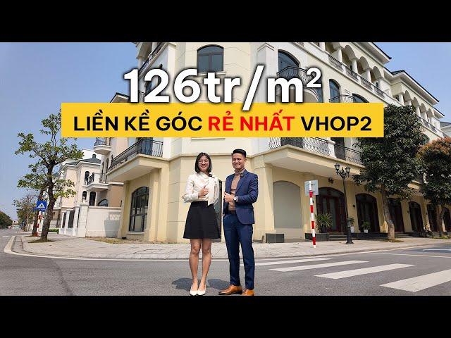 Bán liền kề góc Chà Là rẻ nhất Vinhomes Ocean Park 2