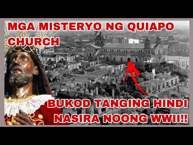 MAY BINIGTI PALANG PARI NOON DITO! MGA MISTERYONG BUMABALOT SA QUIAPO CHURCH, KASAYSAYAN NG SIMBAHAN