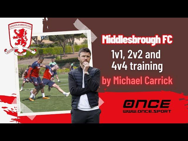 Middlesbrough FC - 1v1, 2v2 and 4v4 training by Michael Carrick