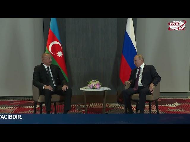В Самарканде состоялась встреча Президент Ильхама Алиева и Президент Владимира Путина