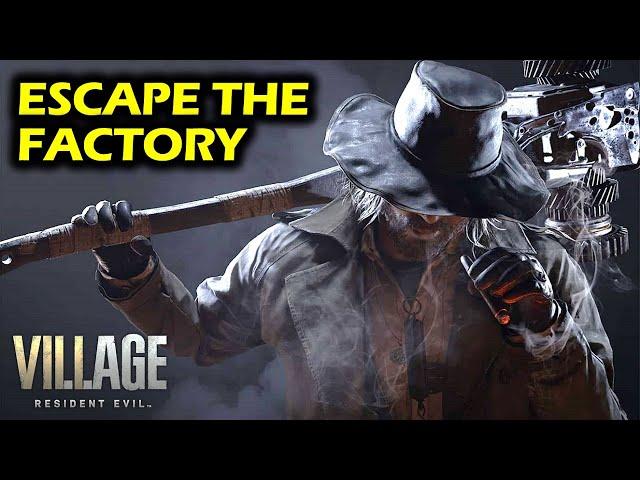 Escape The Factory Walkthrough | Heisenberg's Factory | Resident Evil 8 Village Walkthrough