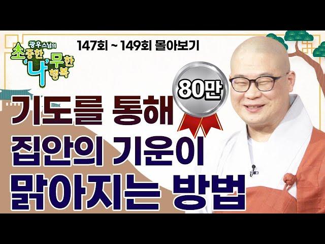 기도를 통해 집안의 기운이 맑아지는 방법 [광우스님 소나무 3편 몰아보기]