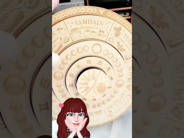 Unboxing Video for Pixie Product Review of Positively Mystic's Pagan Wheel Of The Year Calendar