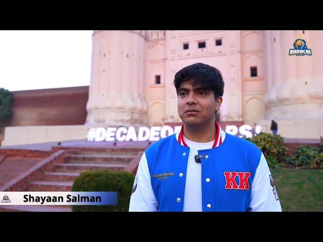 Karachi Kings' co-owner, Shayaan Salman, shares his thoughts on the #HBLPSLDraft experience 