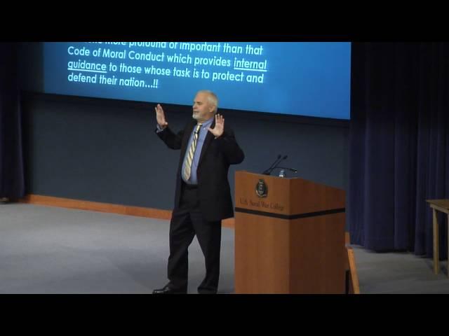 Ethics 2016 | George Lucas: Ethics, Leadership and Military Professionalism