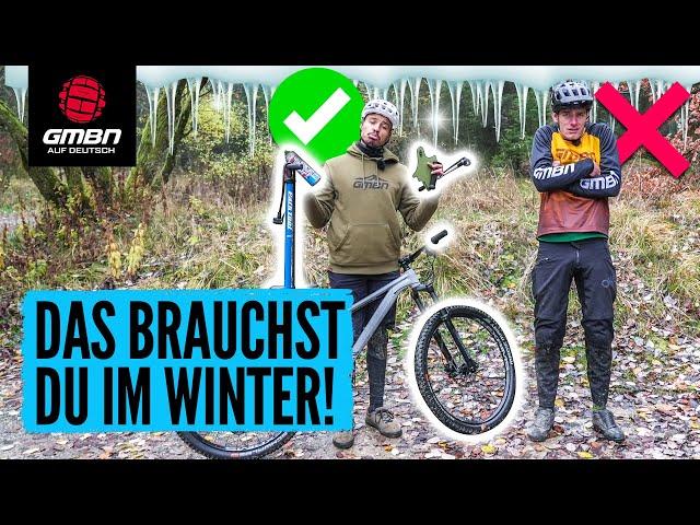 Mit diesem Set-Up macht Mountainbiken auch im Winter richtig Laune!