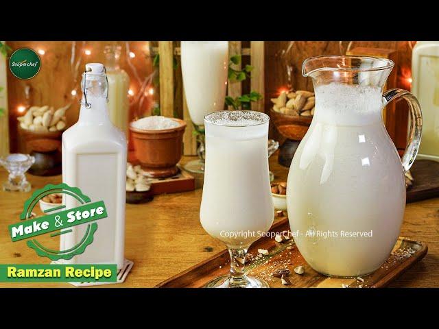 Badaam ka Sharbat Recipe | Make & Store Ramzan Recipes by SooperChef