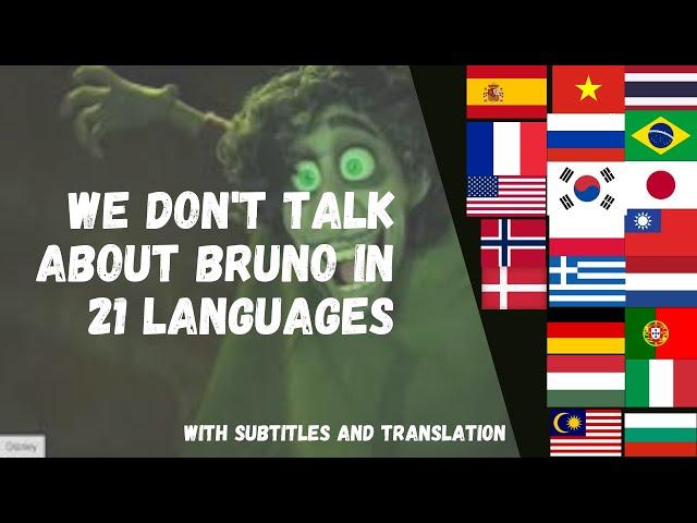 We Don't Talk About Bruno in 21 Languages S&T