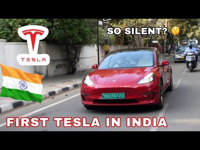 INDIA's FIRST TESLA MODEL 3 | TESLA IN INDIA