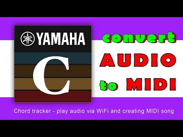 Genos and Chord tracker - play audio via WiFi and creating MIDI song