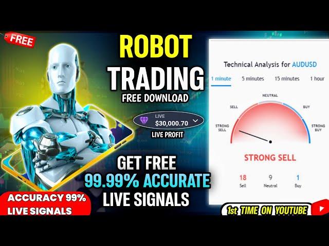 FREE Binary Options Trading Live Signals ROBOT || Guaranteed 101% Accuracy 