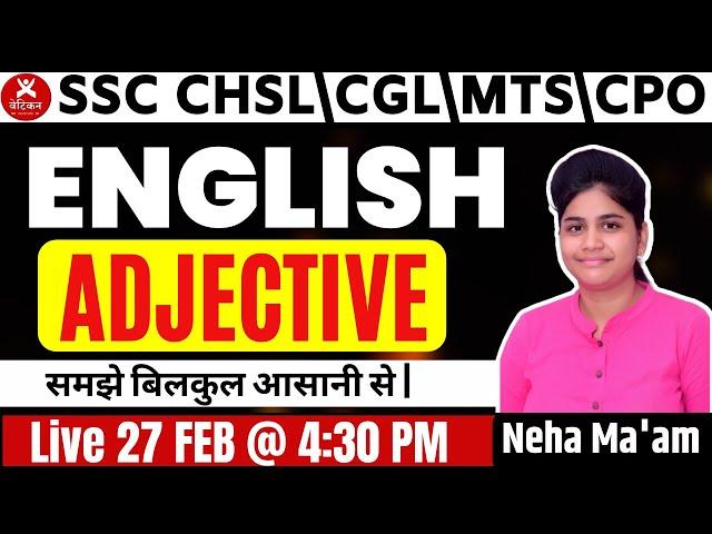 || ENGLISH  ADJECTIVE  || NEHA MA'AM || VATICAN INSTITUTE ROHTAK ||