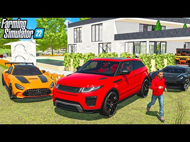 LUXURY MANSION BUILD WITH POOL (MILLIONAIRE SERIES) | FARMING SIMULATOR 22