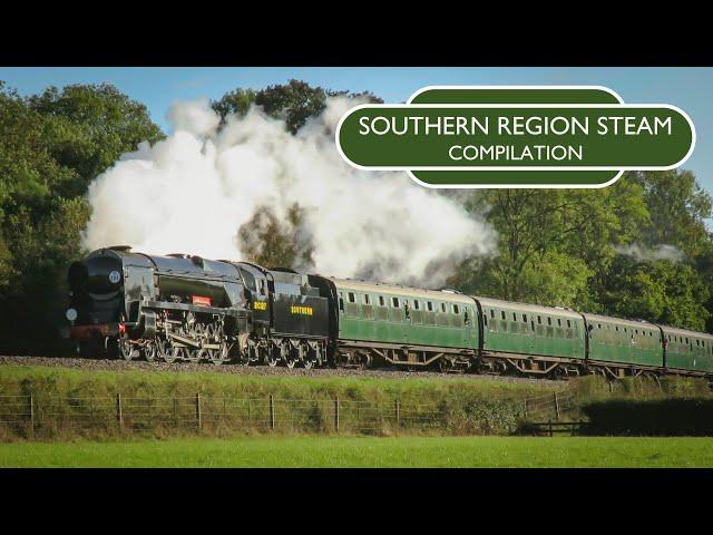 Southern Steam Locomotives | Southern Region Compilation (2019-2023)