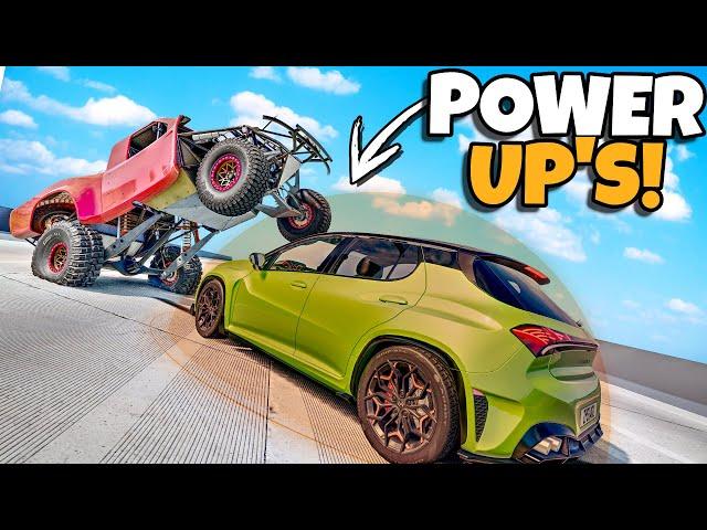 Hide and Seek But We Have POWER-UP'S in BeamNG Drive!