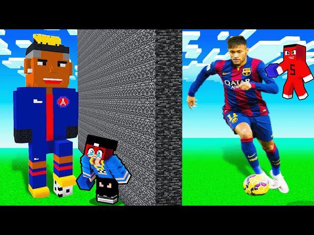 HASANI YAPI KAPIŞMASINDA NEYMAR ile TROLLEDİM !! - Minecraft