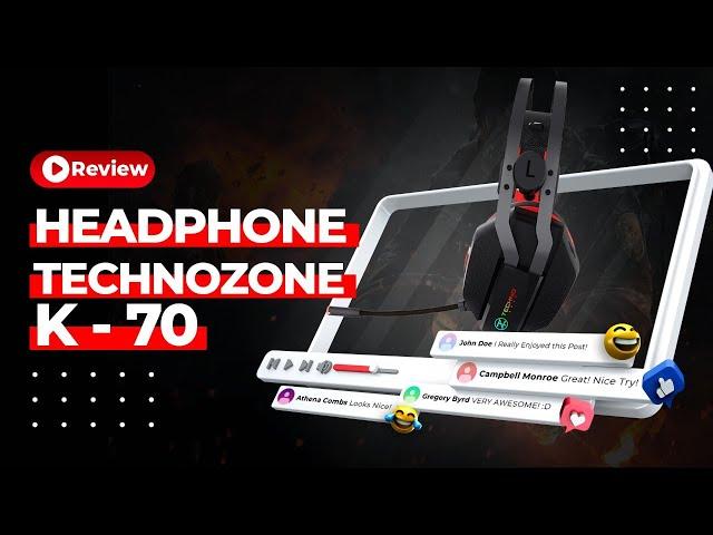 Techno Zone K 70 Gaming Headphone