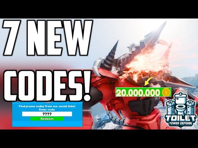 NEW UPDATETOILET TOWER DEFENSE CODES 2024 - TOILET TOWER DEFENSE CODES NEW CODES