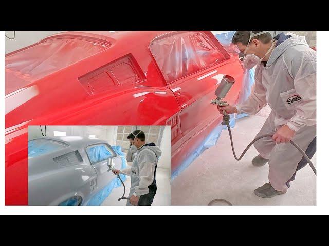 Part 8 -  Pro Shot GT-500 Shelby Mustang Painted Base Coat Clear Coat