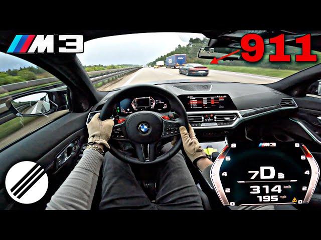 BMW M3 G80 XDrive 720HP STAGE 1+ INFINITAS TEST DRIVE ON GERMAN AUTOBAHN