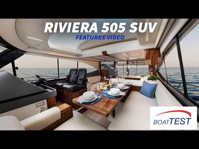 Riviera 505 SUV (2020) - Features Video by BoatTEST