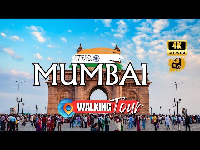 Exploring Mumbai [India ] 4K Walking Tour | CSM Terminus to Gateway Of India