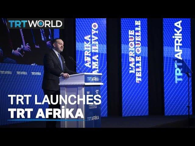 TRT's new digital news channel TRT Afrika starts broadcasting