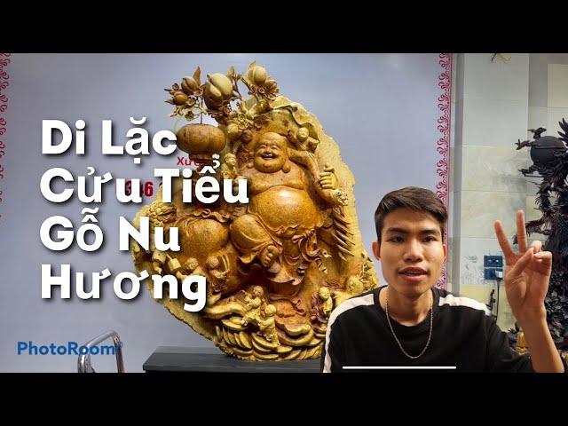 Di lặc gỗ nu hương Vách Nu cám đẹp nhất hiện nay