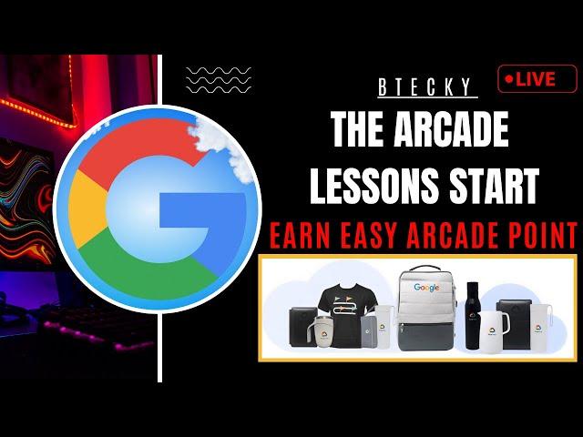 Google Cloud Arcade Lessons || Earn More Arcade Point || Free Swags & Goodies || Google Arcade 2024