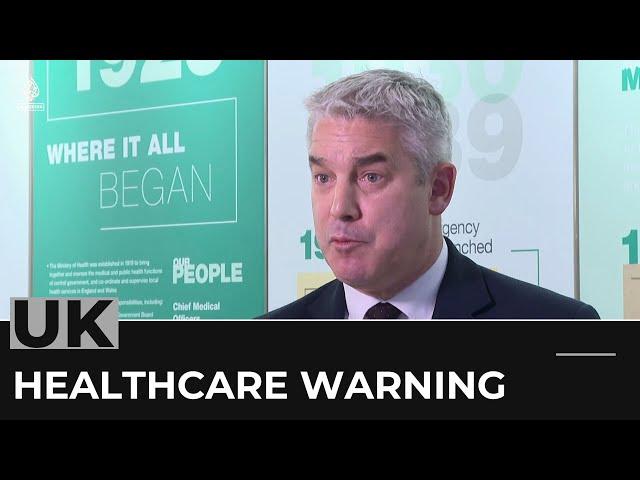 UK's healthcare system under 'intolerable' pressure