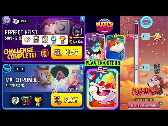 Perfect Heist Super Sized+Rainbow Solo Challenge 3750 Score/ Play Match Rumble/ Complete Sandstorm