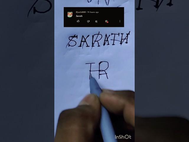 Sarath name logo  // #virla #shorts