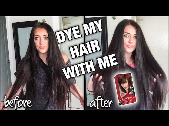 MY AT HOME BOX HAIR DYE ROUTINE