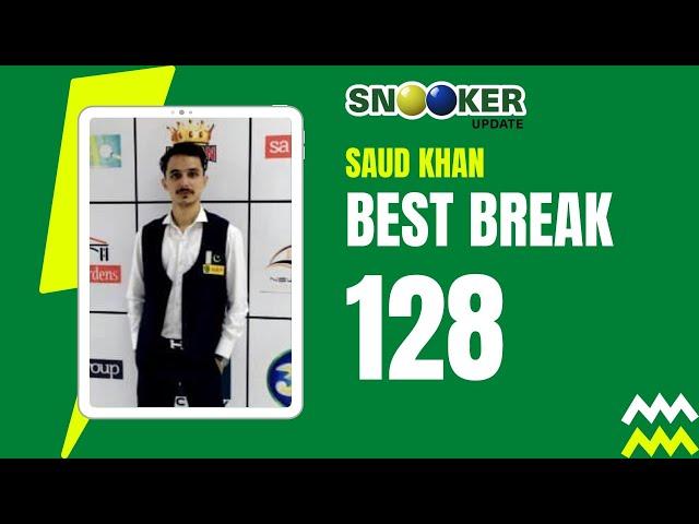 Saud Khan 128 highest break in SSL Tournament